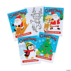 Idea Liftoff™ 12 Bulk Christmas Coloring Books for Kids Ages 4-8 -  Assortment Bundle Includes 12 Kids Coloring and Activity Books Bundle with  Games