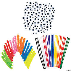 Buy Wholesale China Custom Assorted Pom Poms And Pipe Cleaners Diy Sets Art  And Craft Supplies For Kids & Crafts For Kids To Make at USD 1.9