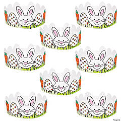 Bulk 96 Pc. Color Your Own Easter Crowns - 96 Pc.