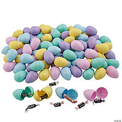 Bulk Pearlized Candy-Filled Plastic Easter Eggs - 1000 Pc.