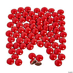 Bulk Red Milk Chocolate Gems - 1088 Pc.