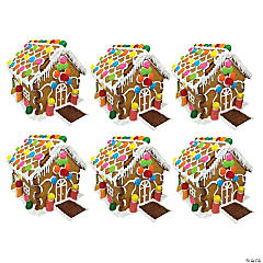 Bulk Tootsie Roll<sup>®</sup> Gingerbread House Kits - 6 Pc.