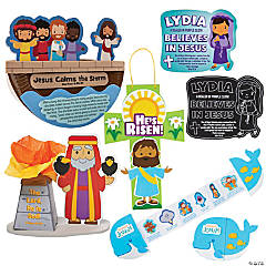 Bulk Under the Sea VBS Bible Story-a-Day Craft Kit Assortment - Makes 60
