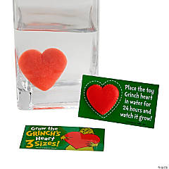 Bulk Watch it Grow Dr. Seuss™ The Grinch Hearts Water Toy with Card - 144 Pc.