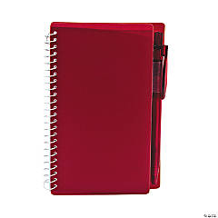 Burgundy Spiral Notebook & Pen Sets