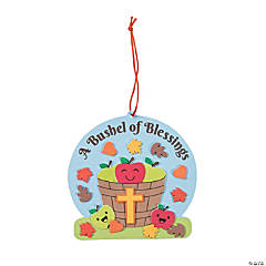 Bushels of Blessings Apple Ornament Craft Kit - Makes 12