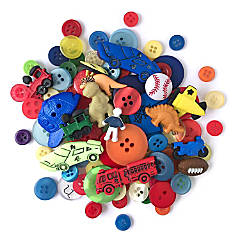 Buttons Galore Value Pack of Buttons for Crafts and Sewing- Outdoors- 50+ Buttons