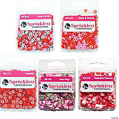 Buttons Galore and More Sprinkletz - Tiny 5mm Polymer Clay Embellishments - Valentine's Day Bundle 60 grams