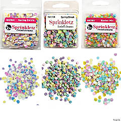 Buttons Galore and More Sprinkletz - Tiny Polymer Clay Embellishments - Spring Easter Bundle 36 grams
