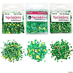 Buttons Galore and More Sprinkletz - Tiny Polymer Clay Embellishments - St. Patricks Day Bundle 36 grams
