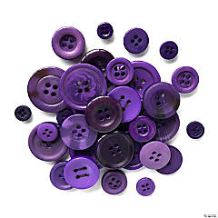 Buttons Galore Colorful Craft & Sewing Buttons - Purple - 8 oz.