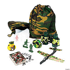 Camo Army Pre-Filled Drawstring Bags