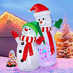 Denver Broncos 7' Inflatable Snowman