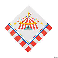 Carnival Big Top Luncheon Napkins - 16 Pc.