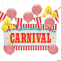 12-Piece Circus Theme Carnival Cutouts Birthday Party Colorful Print  Decoration, PACK - Metro Market