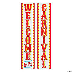 Carnival Welcome Vertical Banner Set - 2 Pc.