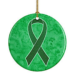 Yunlly Mental Health Awareness Ribbon with Safety Pins Bulk Green Ribbon  Satin Lapel Pins Fabric Ribbons for Women or Man Charity Public Social  Event