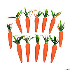 Carrot Hanging Decorations - 12 Pc.