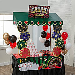Casino Theme Party Decorations, Las Vegas Party Decorations Casino 50th  Birthday Party Decorations Supplies Include Casino Cake Toppers and Foil  Balloons, Hanging Swirls for Adults Casino Night 