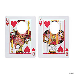 Casino Playing Card Face Cutouts