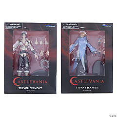 Castlevania 7 Inch Action Figures Set of 2  Sypha Belnades & Trevor Belmont
