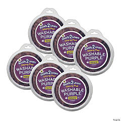 Colorations® Jumbo Washable Purple Glue Sticks - Set of 48, 1.41oz