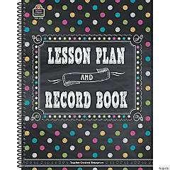 Chalkboard Brights Lesson Plan and Record Book, Pack of 2 books