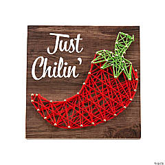 Chili Pepper String Art Craft