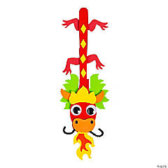 Chinese New Year Dragon Wooden Spoon Craft Kit