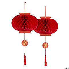 Chinese New Year Hanging Paper Lanterns
