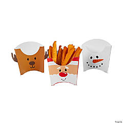 Christmas French Fries Boxes - 12 Pc.