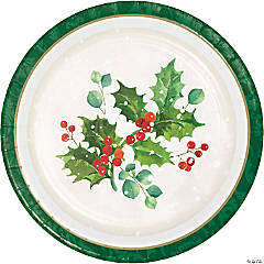 Buy Wholesale China Christmas Paper Plate Disposable Christmas Party Plates  Dinnerware & Paper Plates at USD 0.02