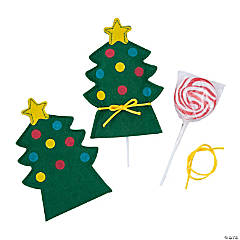  Operitacx 12pcs Christmas Candy Stickers Lollipop