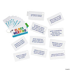 Classroom & Morning Meeting Card Sets on a Ring - 3 Sets