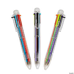 Clear Shuttle Pens – 12 Pc.