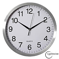 Clockswise 14-in Round Quartz Wall Clock