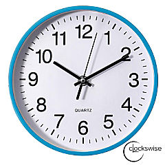 Clockswise Blue 8-In Analog Clock