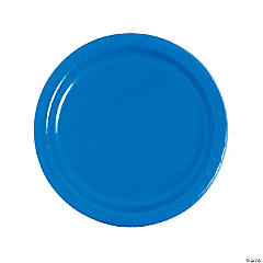 Cobalt Blue Paper Dinner Plates - 24 Ct.