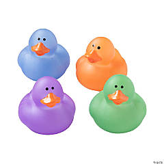 Color Change Rubber Ducks - 12 Pc.