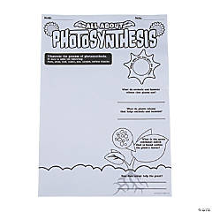 Color Your Own “All About Photosynthesis” Mini Posters