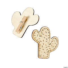 Color Your Own Cactus Clips 