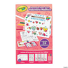 Color Your Own Crayola® Valentine Mailbox Kit