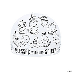 Color Your Own Fruit of the Spirit Crowns - 12 Pc. - Less Than Perfect