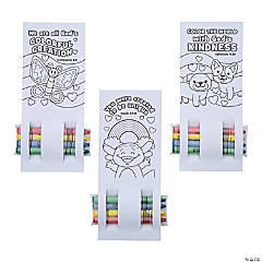 Color Your Own God’s Love Card with Crayons for 24