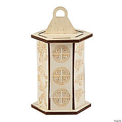 Color Your Own Hexagonal Lunar New Year Lanterns - 6 Pc.