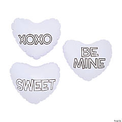 Color Your Own Inflatable Valentine’s Day Hearts