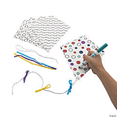 Color Your Own Kite Signs