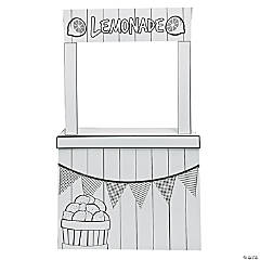 Color Your Own Lemonade Stand Playhouse