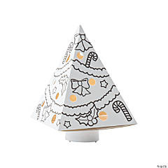 Color Your Own Luminary Christmas Trees Craft Kit - Makes 12