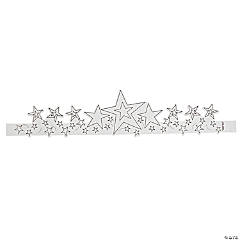 Color Your Own Patriotic Star Crowns